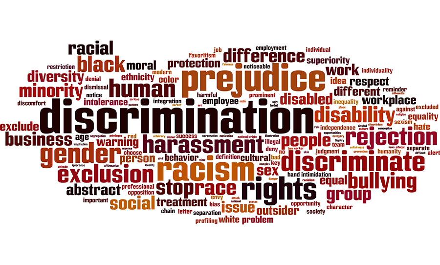 difference between prejudice and workplace discrimination and harassment
