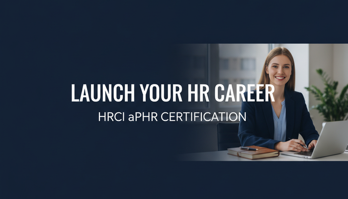 HRCI aPHR associate professional in human resources certification banner