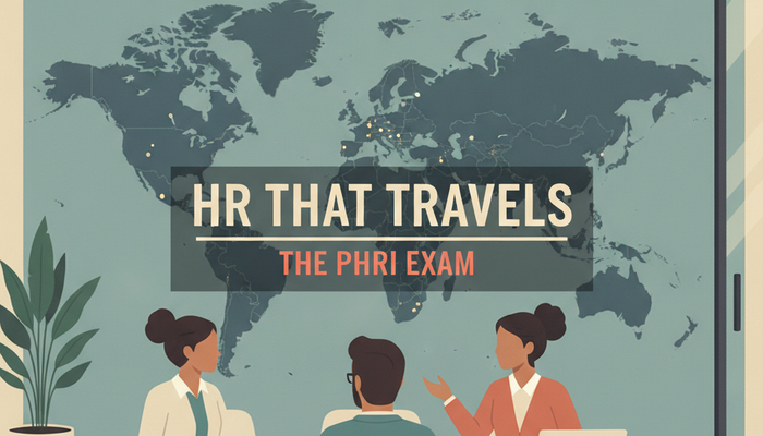 HRCI PHRi certification guide covering the seven weighted functional areas and three eligibility routes